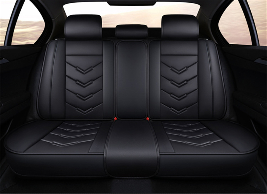 PORSCHE MACAN 16+ FRONT BLACK PAIR CAR SEAT COVER SET PROTECTORS