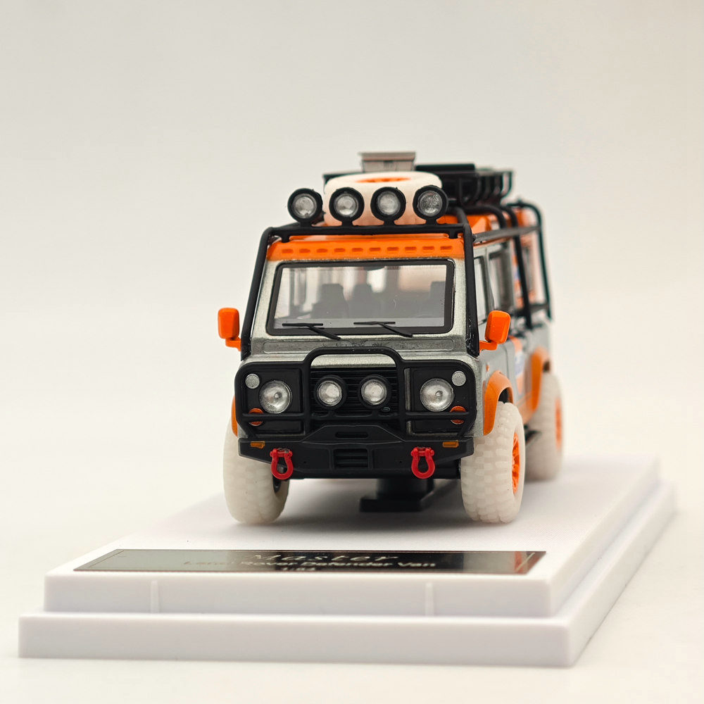 Master 1:64 Lan~over Defender Van Gulf Varnish Diecast Toys