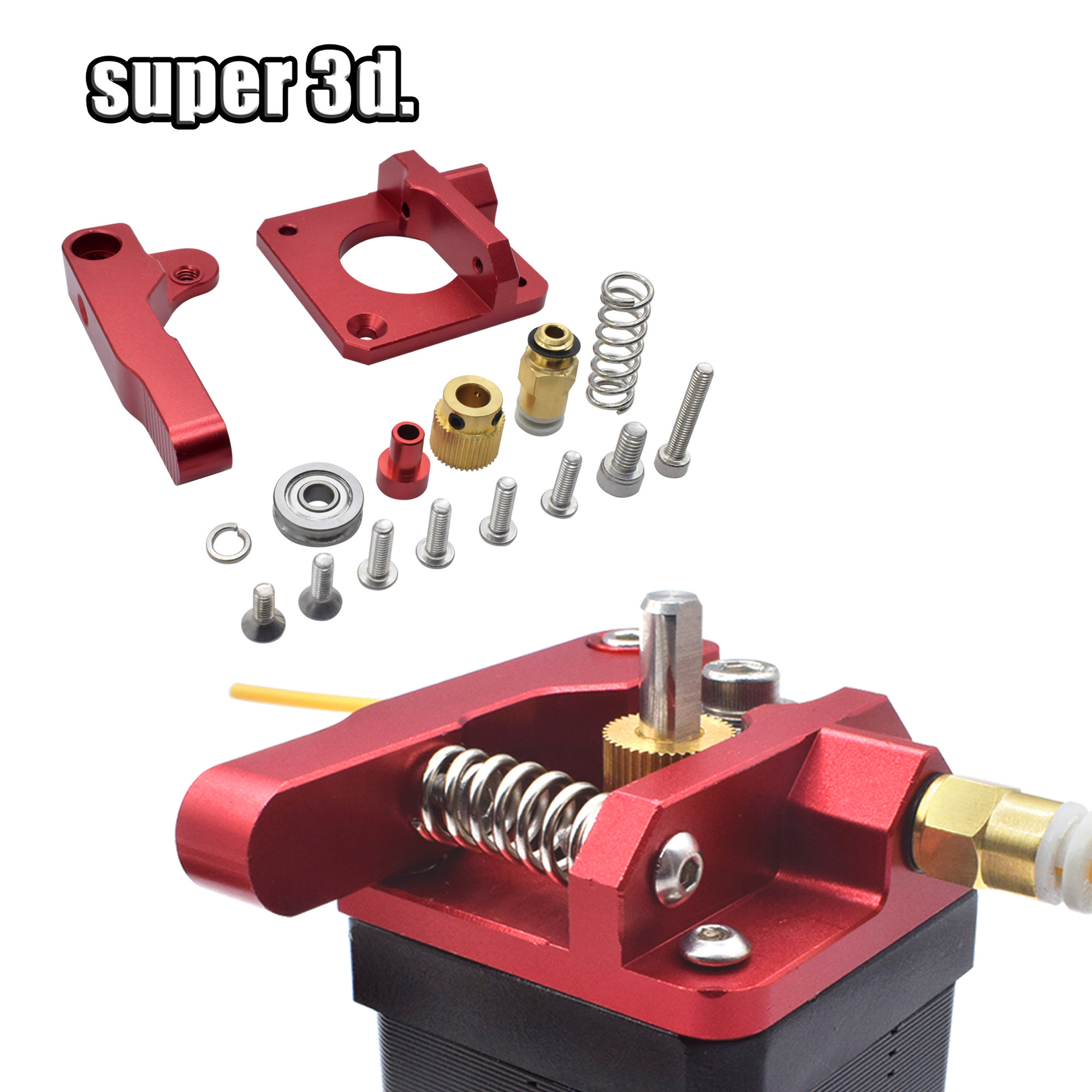 CR10 Extruder MK8 bowden Drive Aluminum 1.75mm feeder kit for Ender 3