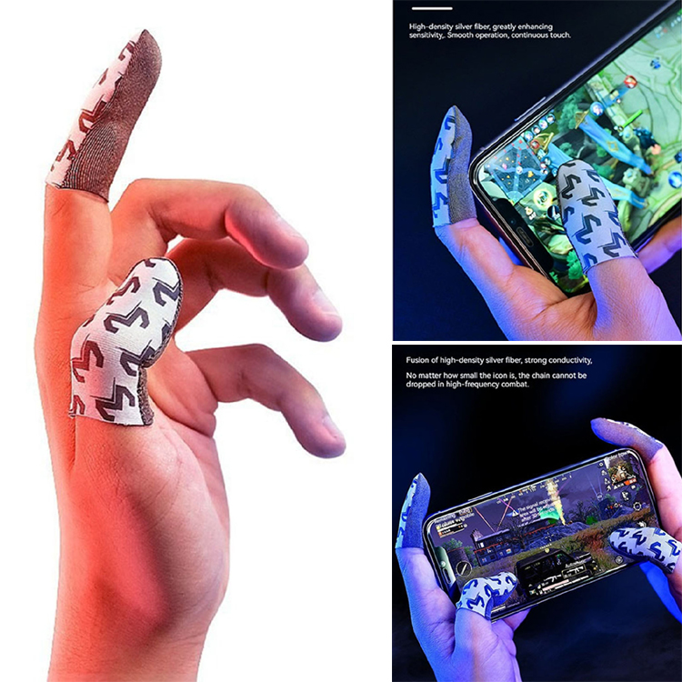 For PUBG Gaming Finger Sleeve Game Controller Sweatproof Gloves Thumb  Sleeve Kit
