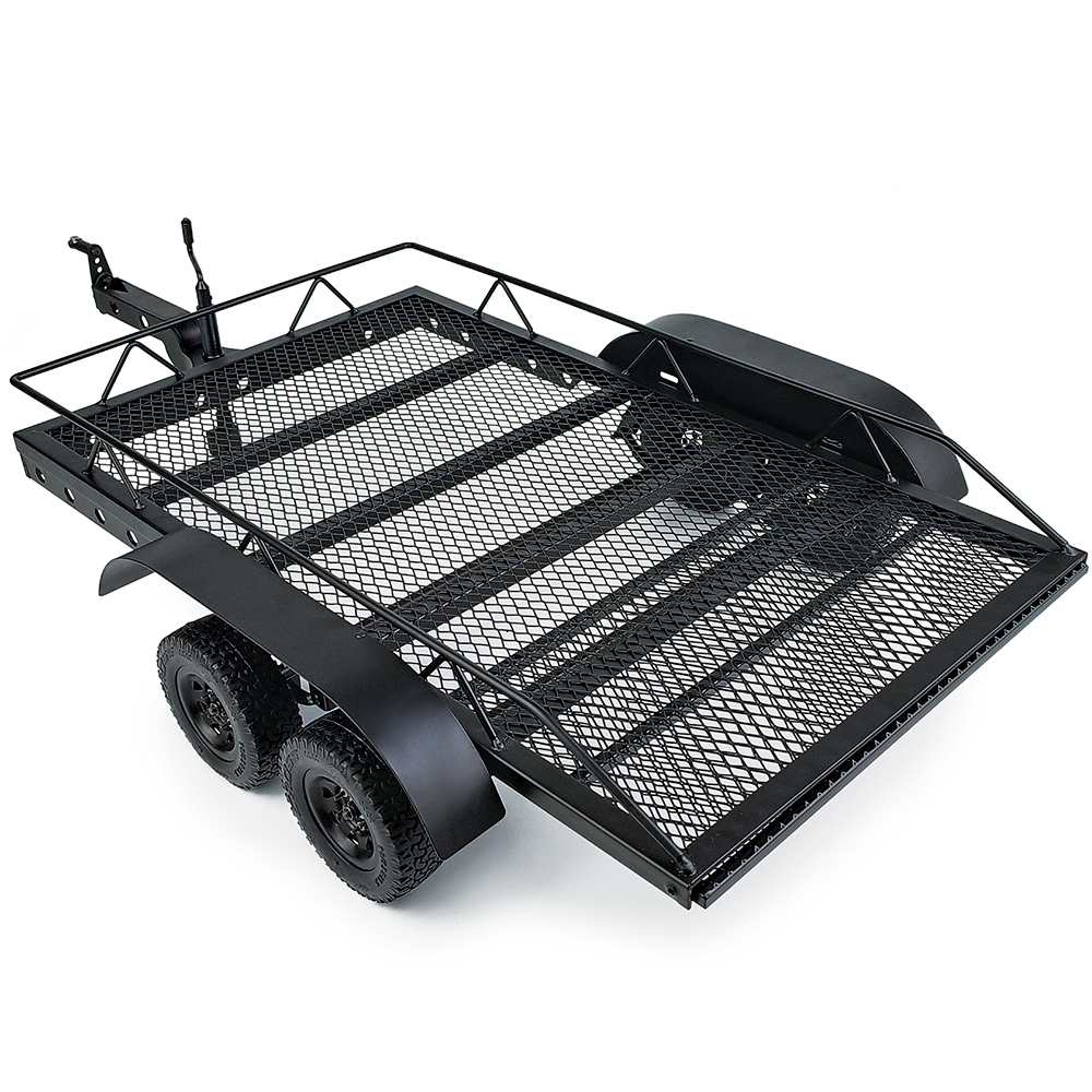 RC Car Trailer for 1/8 1/10 RC Crawler Axial SCX10 90046