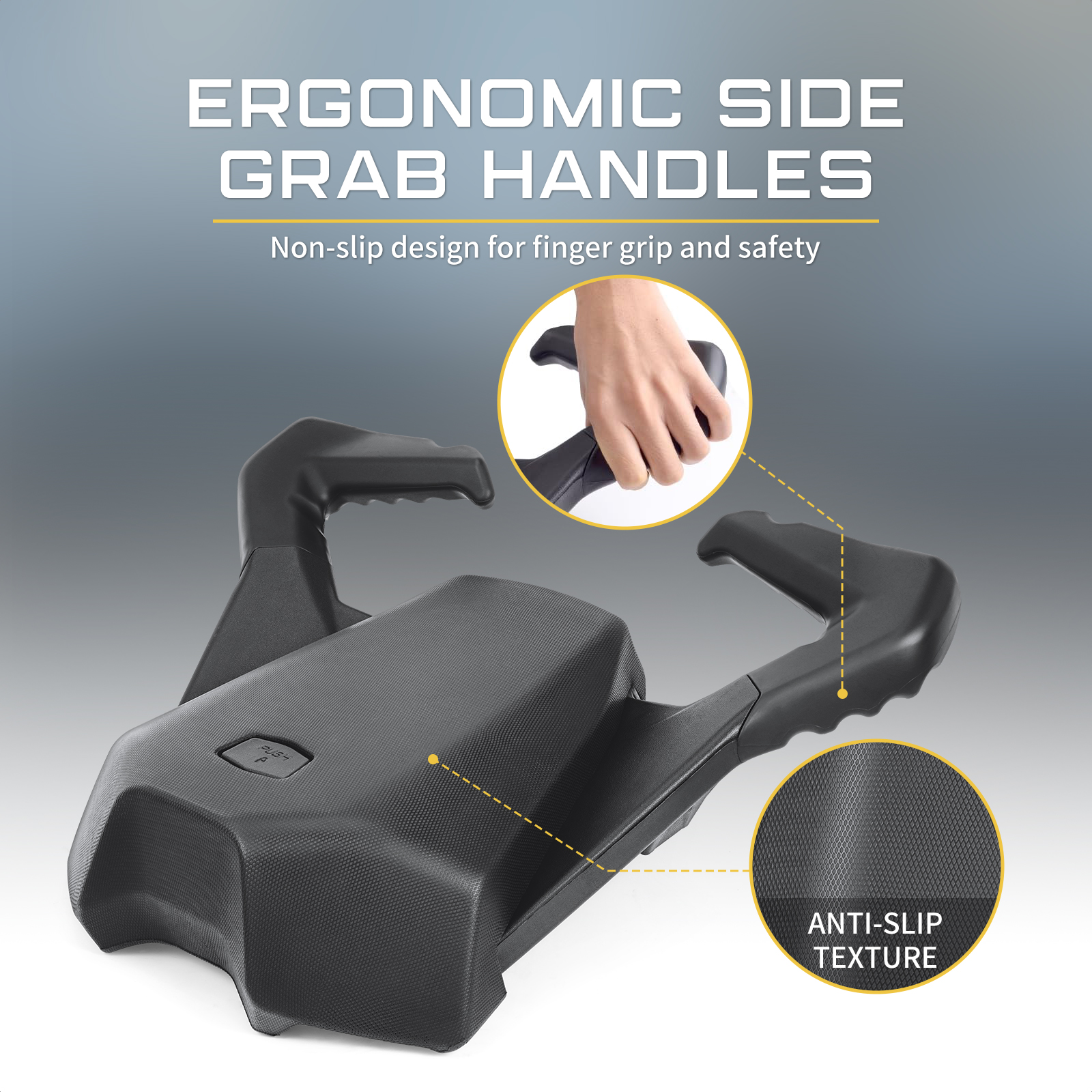 【安心発送】 Black 219400800 Mount (MAX Ryker Can-Am For Seat Passenger 洗顔料