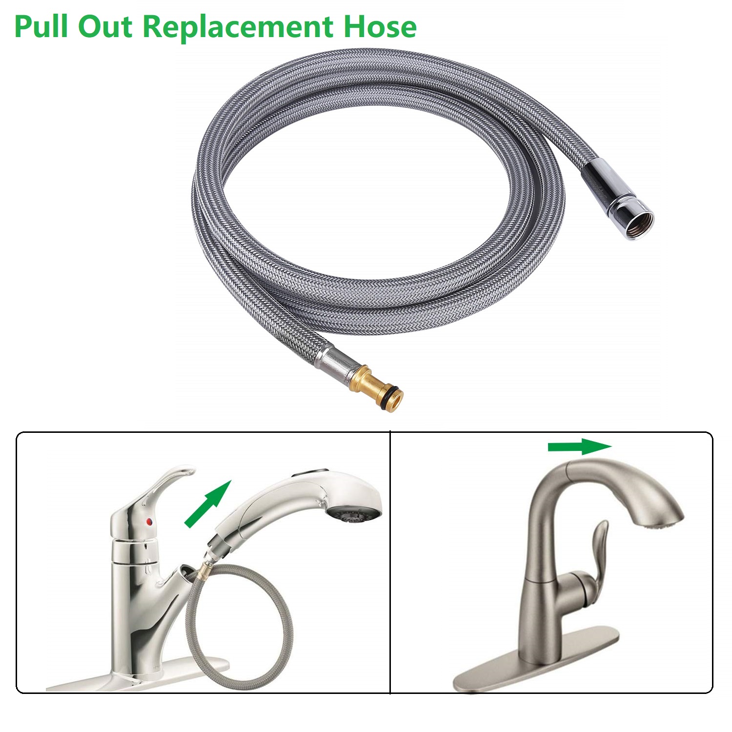 Pull Out Replacement Hose for Moen Kitchen Faucet 159560 Replacement Hose Kit | eBay