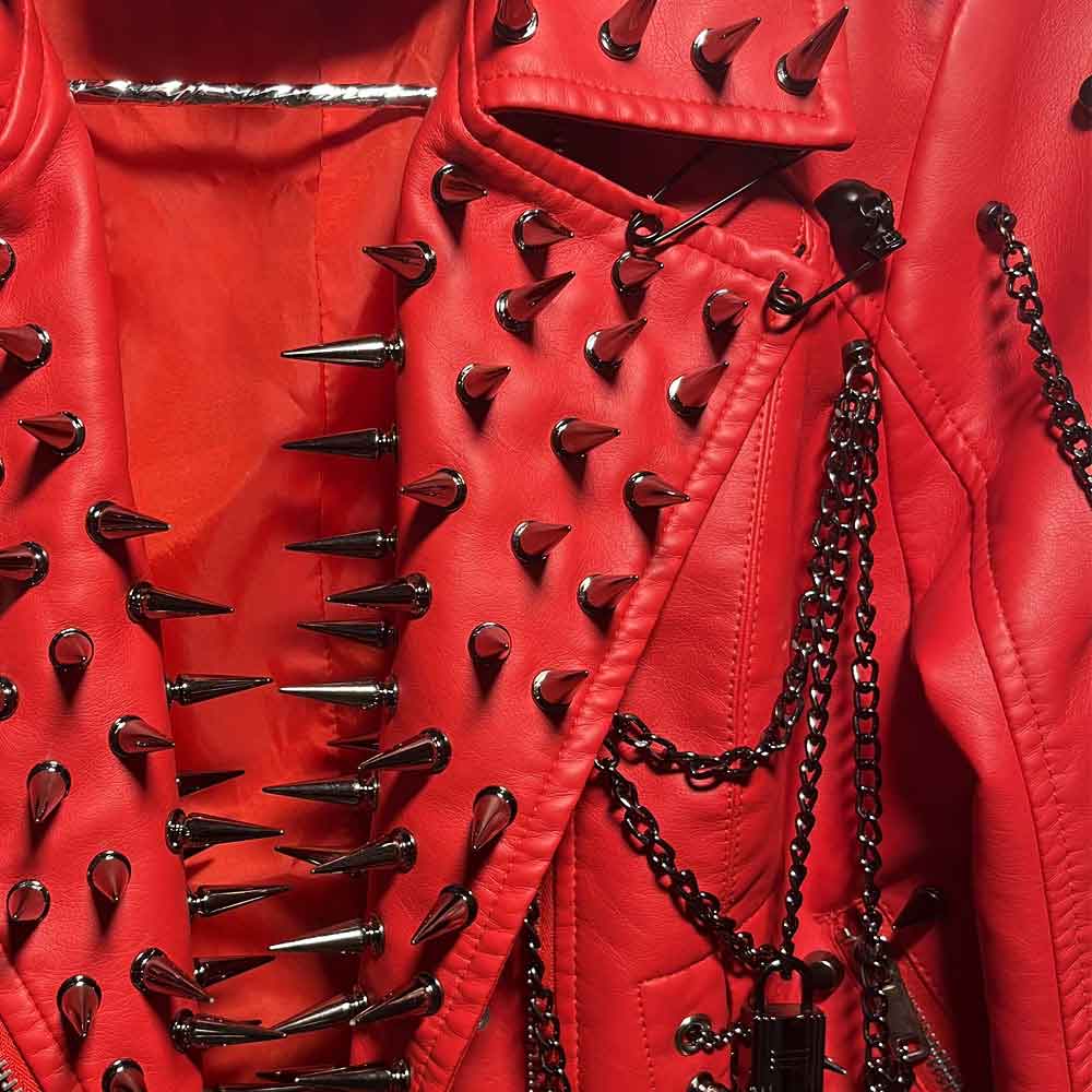 ジャケット・アウター Y2K archive leather jacket S grunge punk vintage Jacket Punk Jacket y2k Jacket y2k fashion Gothic