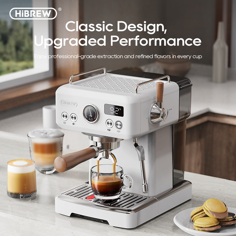HiBREW H10 Plus Programmable Espresso Machine Stainless Adjustable