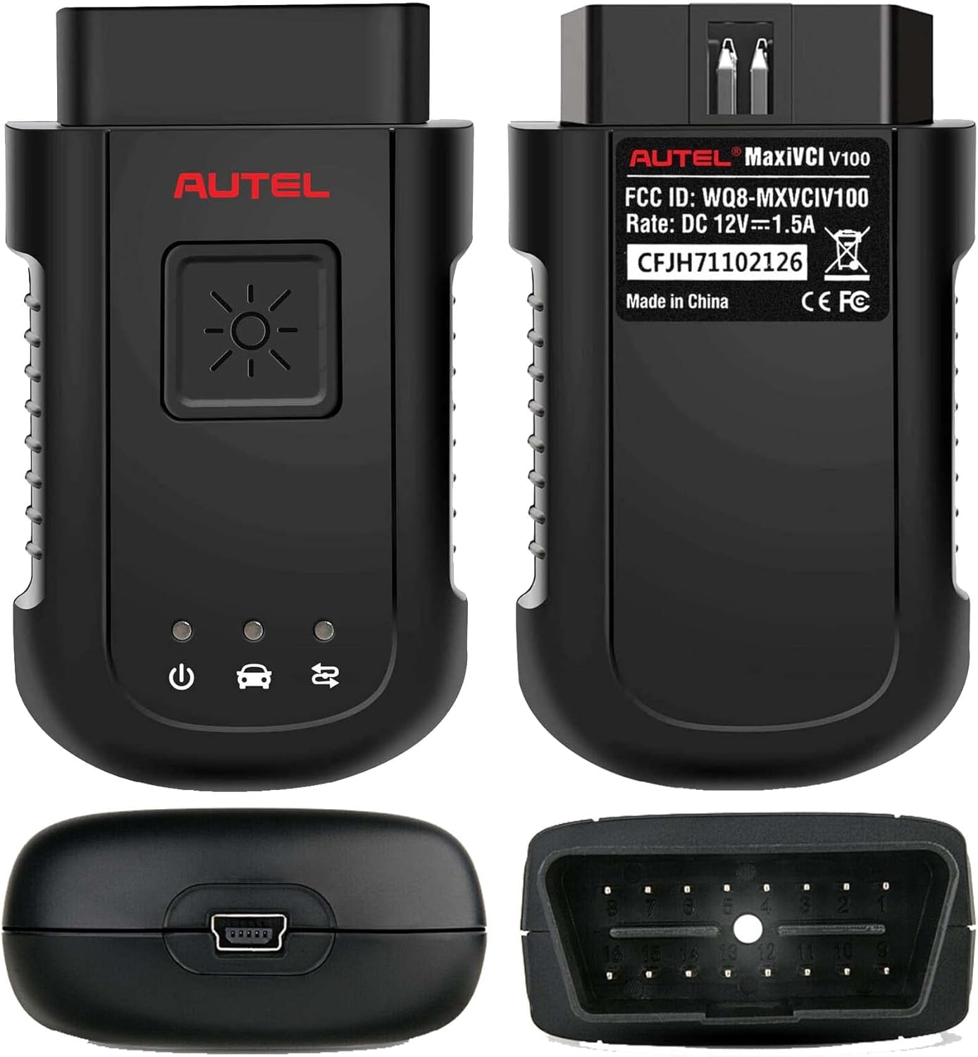 Autel MaxiSYS VCI100 Wireless Bluetooth OBD2 Diagnostic Interface Dongle For MS906BT Etc.