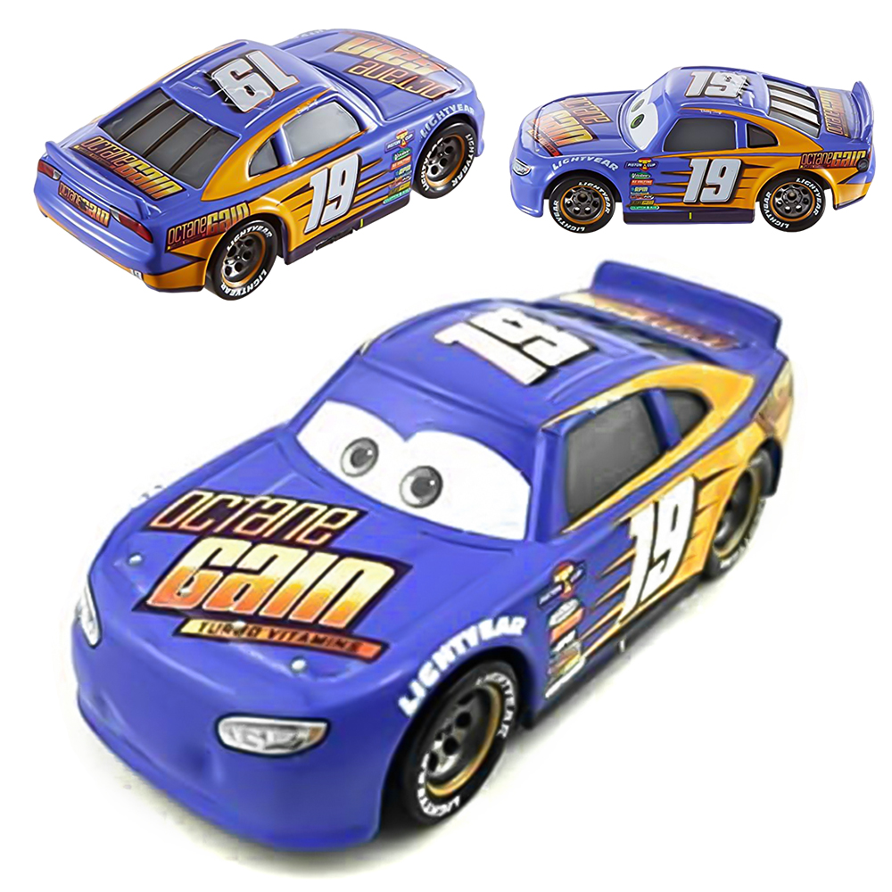 カーズ、ミニカー、BOBBY SWIFT No.19(大きいミニカー) Disney Pixar Cars No.19 Bobby Swift Racer 1:55 Diecast Model
