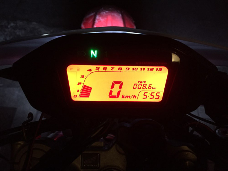 Universal Motorcycle Lcd Digital Speedometer Odometer