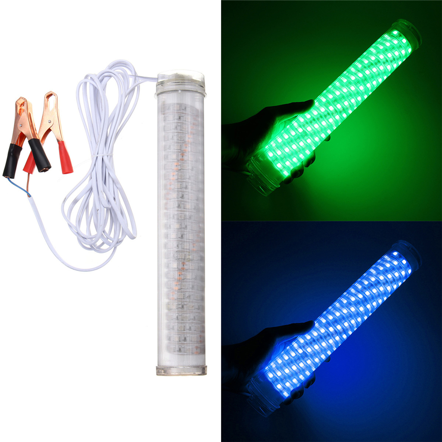 30W LED Green Underwater Submersible Night Fishing Light 