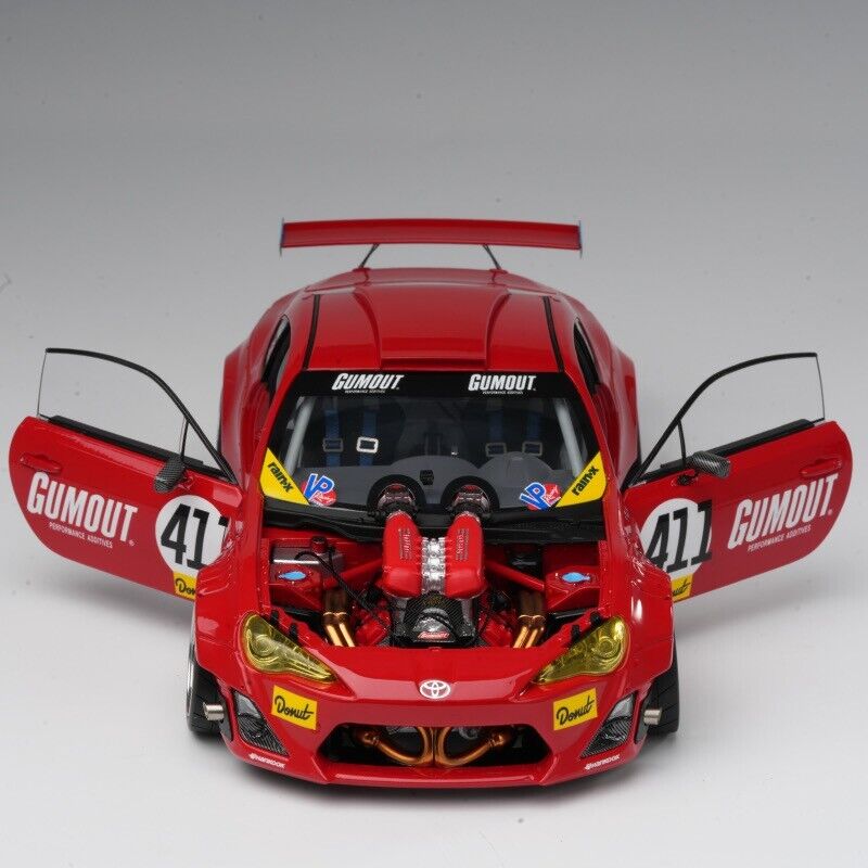 1/18 Toyota GT4586 Ferrari Engine Super Modificat Diecast