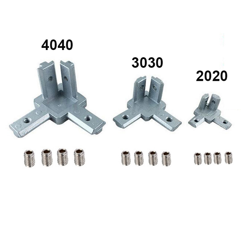 For 3d Printer 3 Way Corner Bracket T Slot Aluminum Profile Details About For 3d Printer 3 Way Corner Bracket T Slot Aluminum Profile 2020 3030 4040