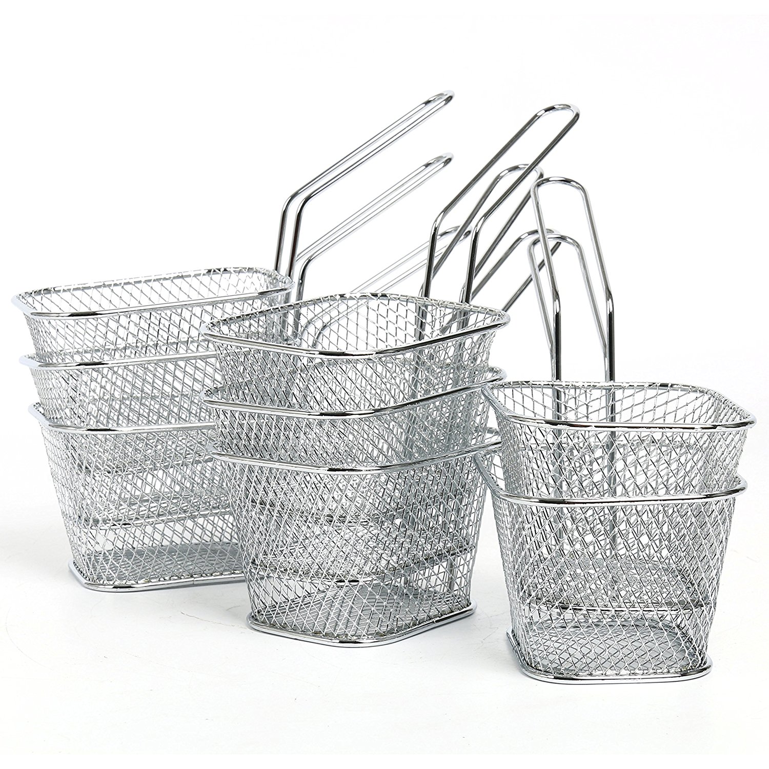 Mini Mesh Wire French Fry Chips Baskets Net Strainer Kitchen Cooking Tools 8PCS 711221839422 eBay