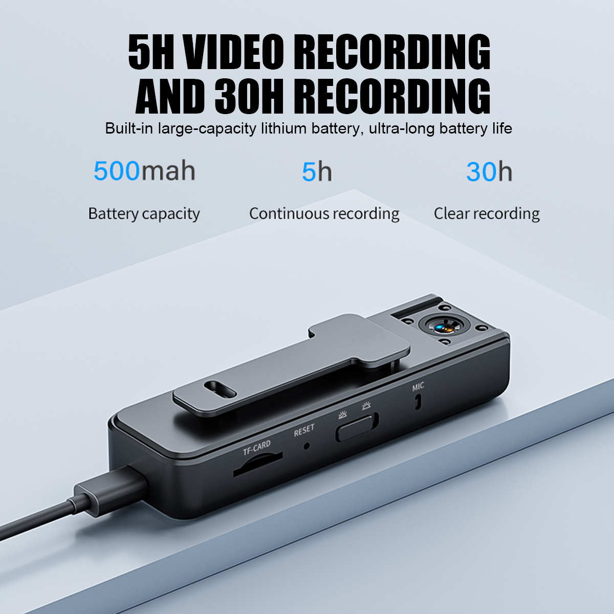 Mini Telecamera Spia Nera SmartCam: Registratore Audio/Video Portatile Con DVR