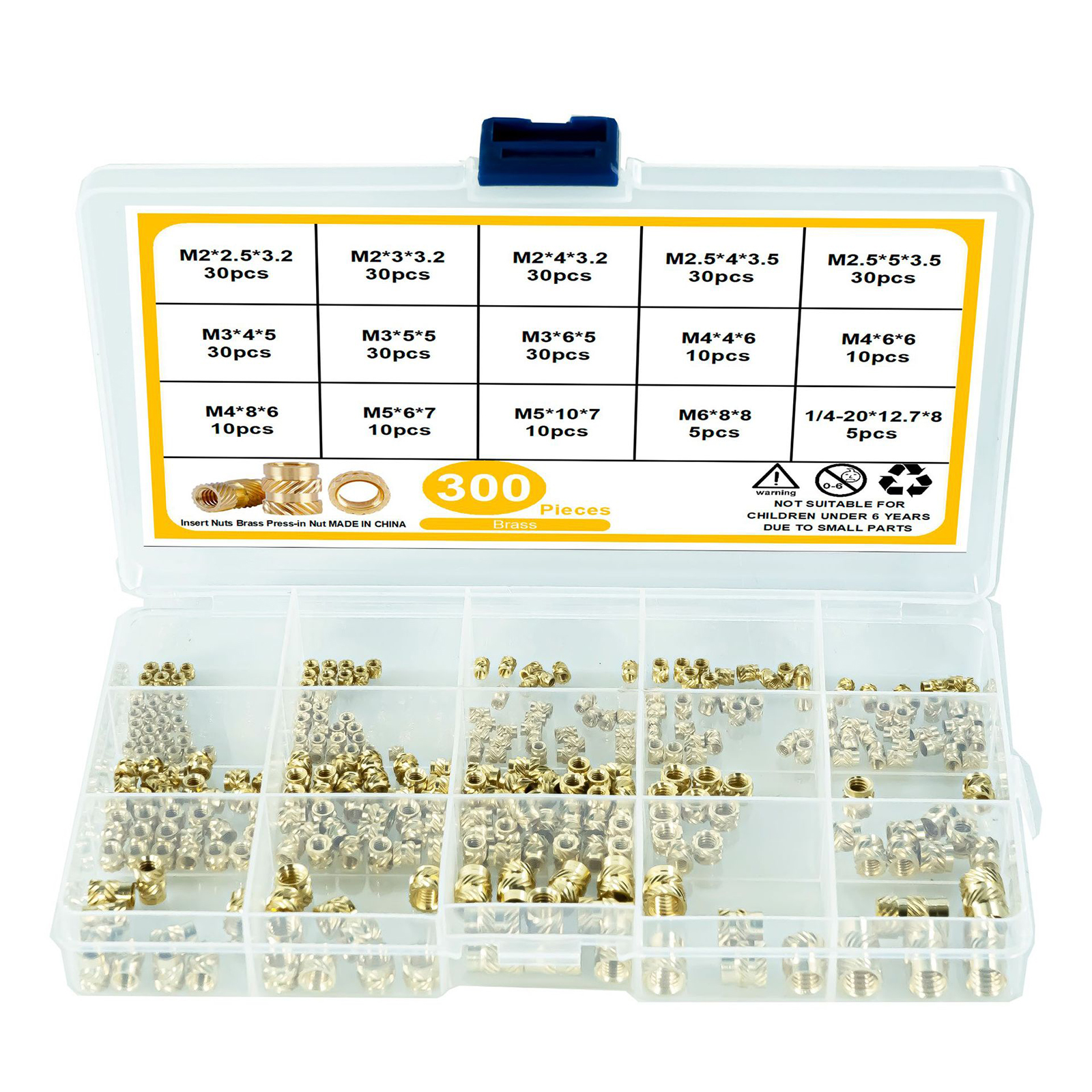 HANGLIFE Heat-Set Threaded Inserts, M3 Heat Set Insert For 3D Printing Components And Plastic Parts - Brass Metric Knurled Nuts (100 Pieces - View #12