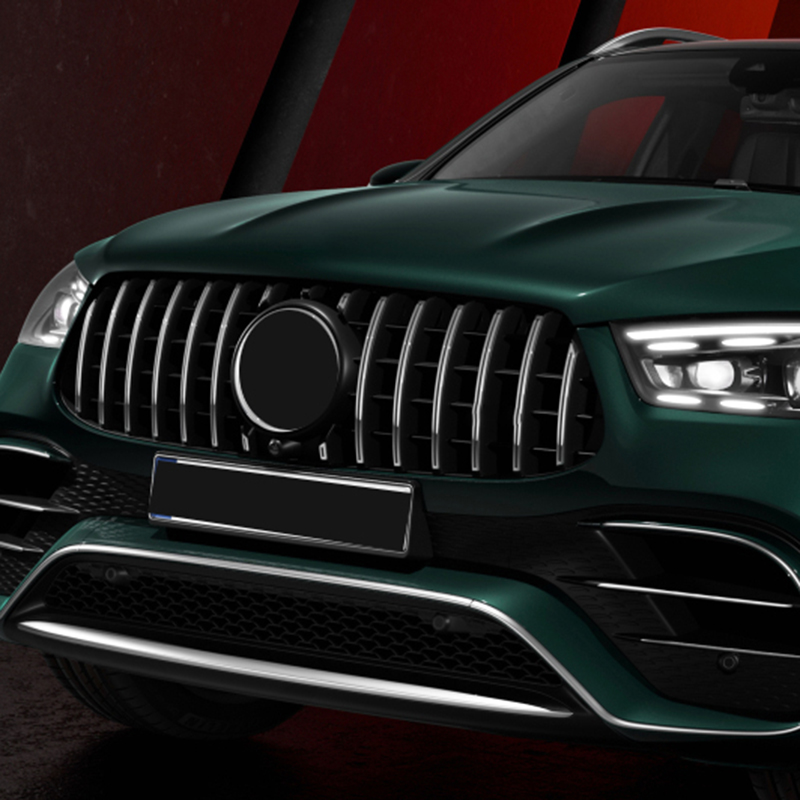 KARPAL GT Panamericana Grille For Mercedes GLE-Class W167 C167 2020-2023 – Chrome/Black – Pre-Facelift Coupe & AMG