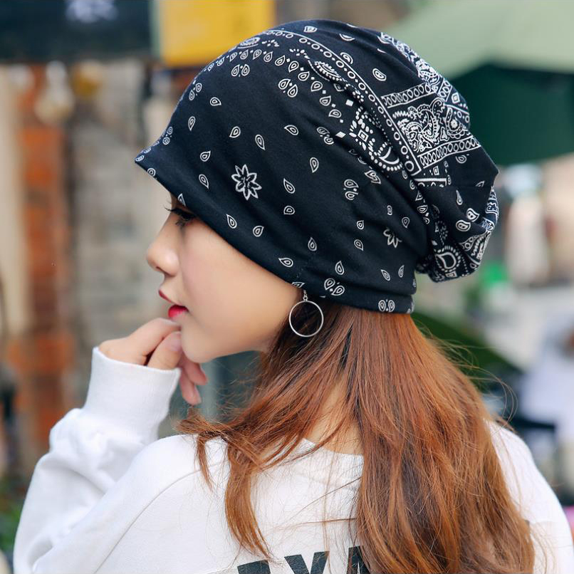 Men Women Paisley Beanie Hat Elastic Soft Multi-Use Neck Men Women Paisley Beanie Hat Elastic Soft Multi-Use Neck