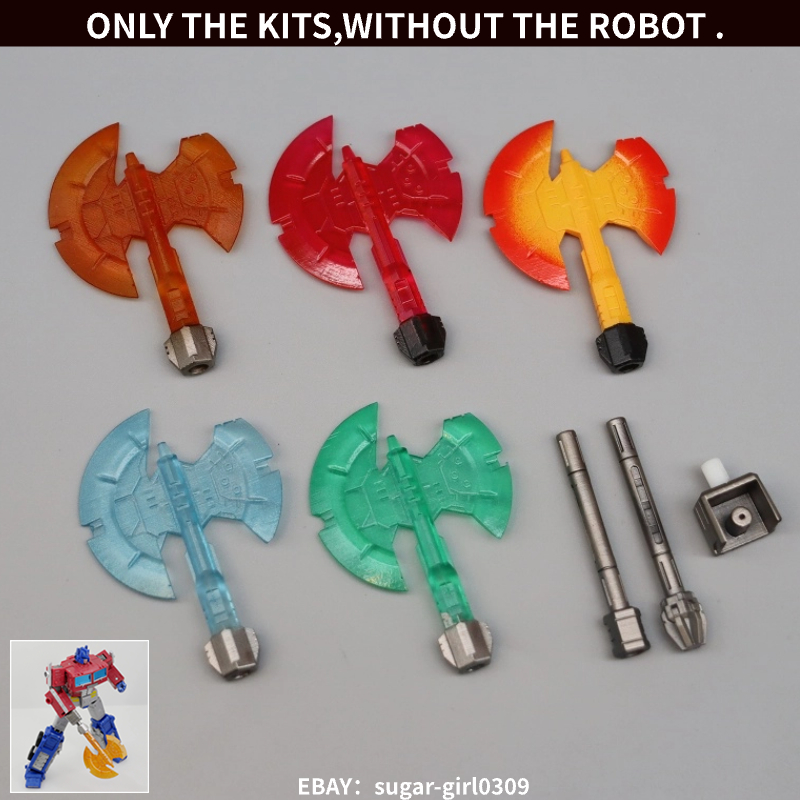 LUCKINLUCKY DIY 3D Print Axe Upgrade Kit For Transformers Siege Voyage