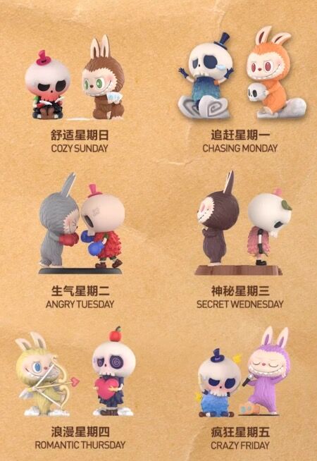 Labubu The Monsters Mischief Diary Series Crazy Friday – TOYSEZ