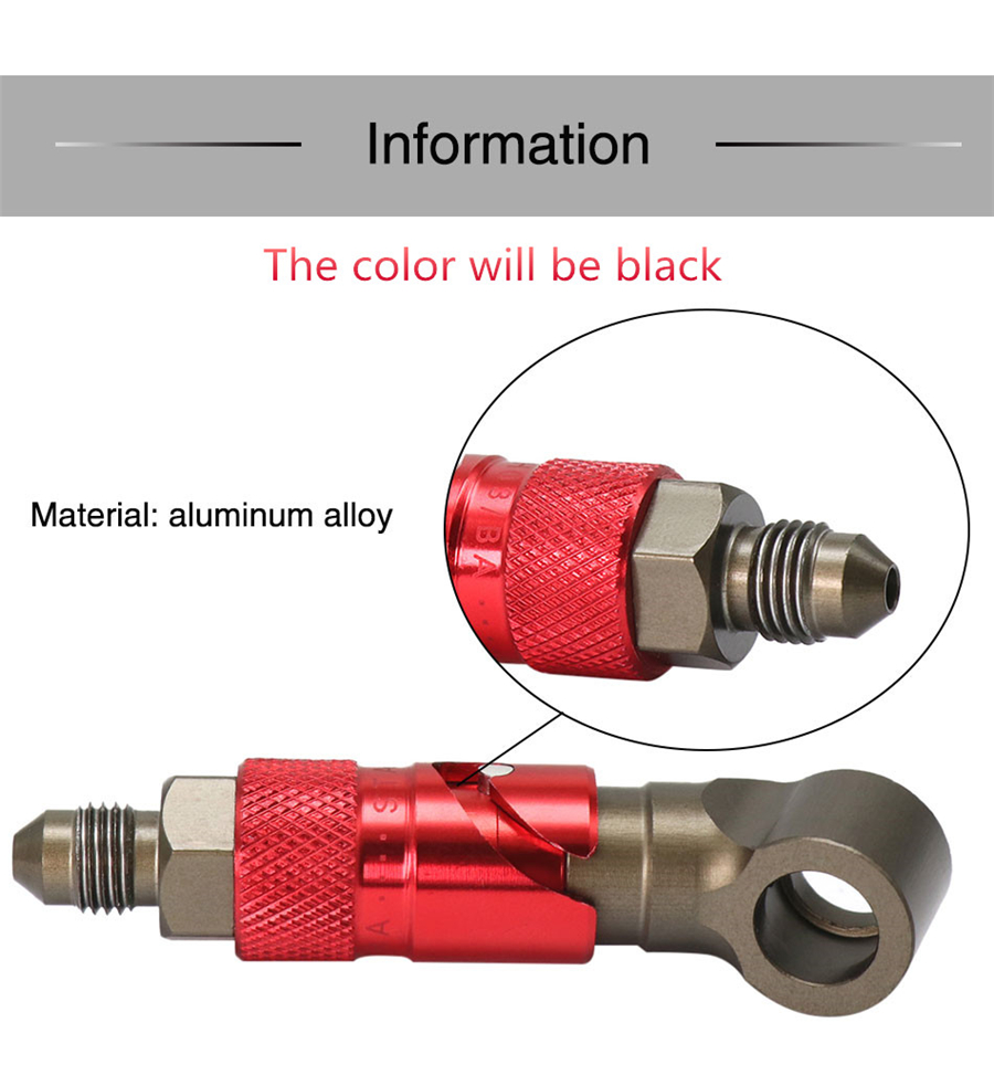 AN3 CNC Motorcycle Dry Brake Line Coupling Fitting Quick