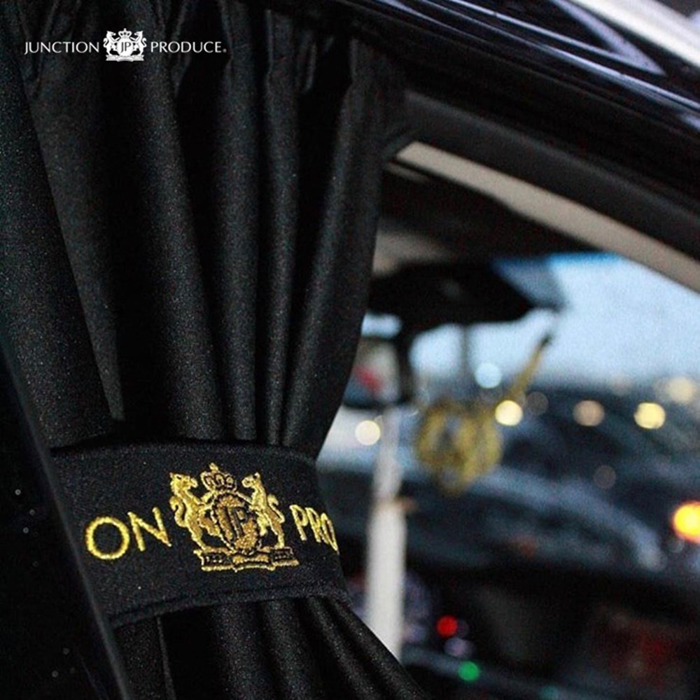 JDM Junction Produce Curtains VIP Teal JP Car Window Shade