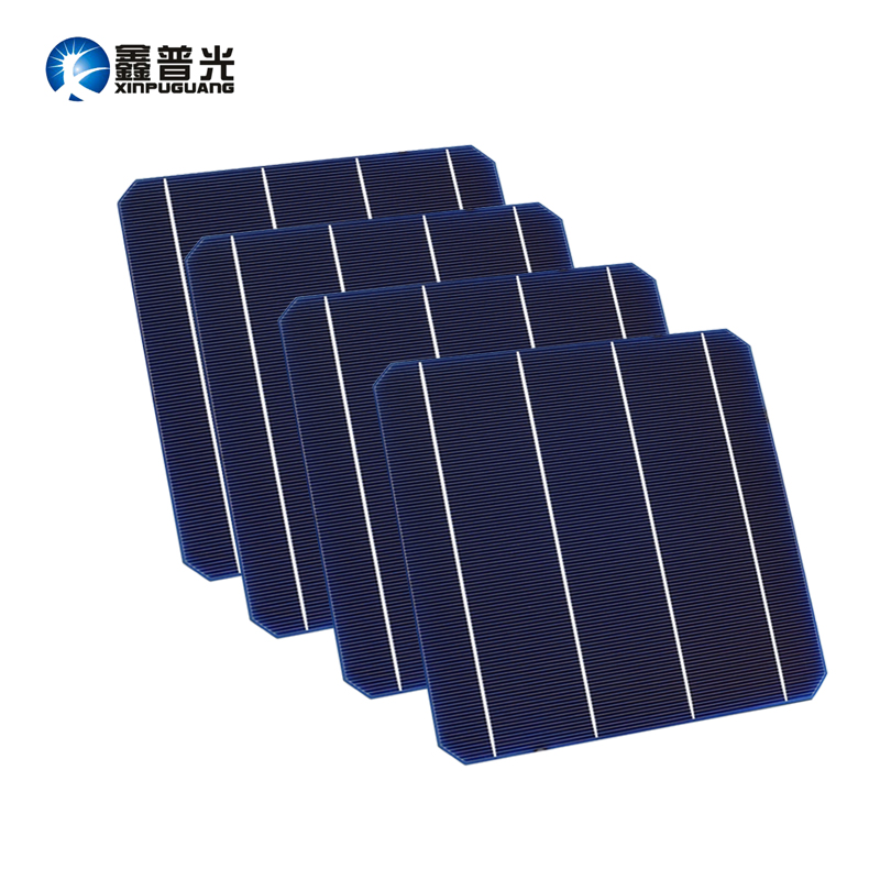 100PCS 4.8W Mono Cell Solar Panel 156*156MM PV Photovoltaic Mono DIY Kit Grade A