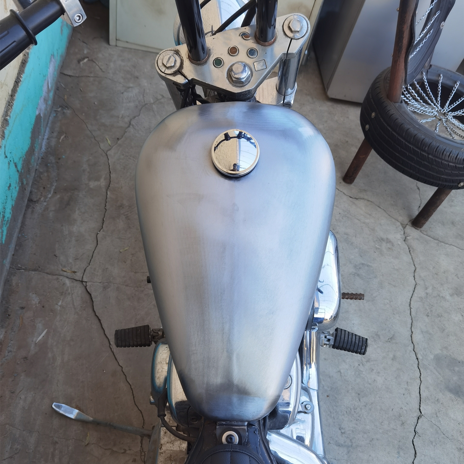 For Honda Steed 400 600 Petrol Gas Fuel Tank Oil Tank Motorcycle