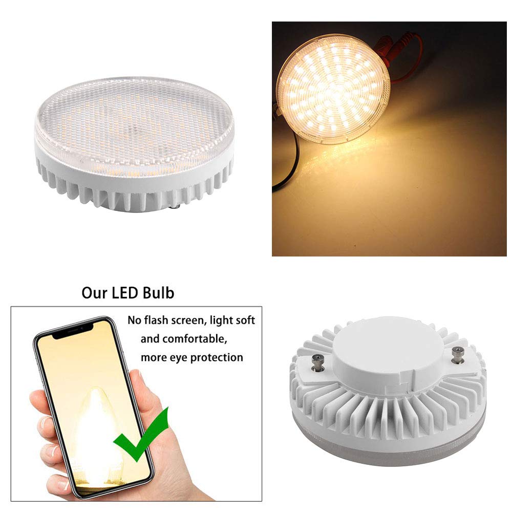 2X LED Unterbau-Leuchten Schrank-Licht Küchen-Lampe flach Aufputz