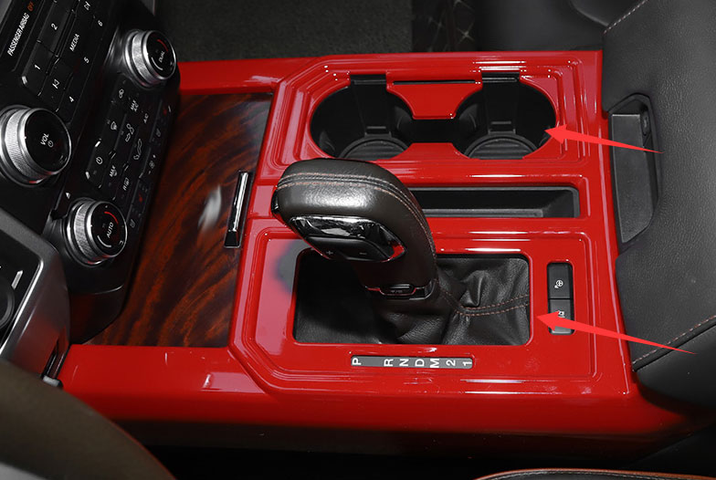 Fit For Ford F150 F150 20152020 Console Gear Shift Frame Cover Trim