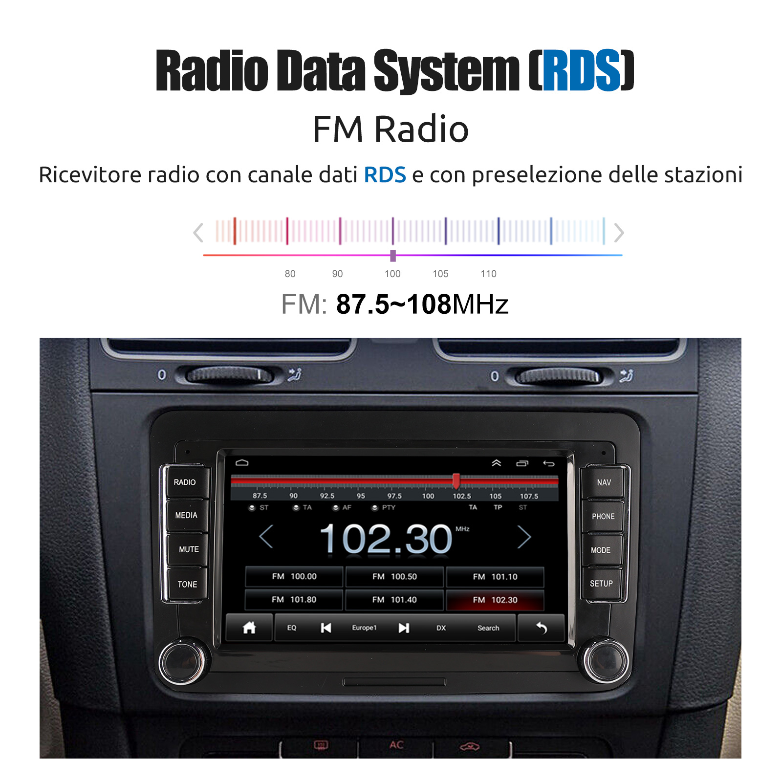 Autoradio 2-DIN DAB+/FM con retrocamera - PEARL