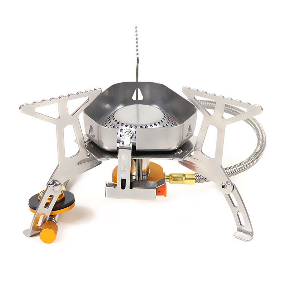 3500W Folding Portable Gas-Burner Fishing Outdoor Cook Camping Picnic Cook Stove