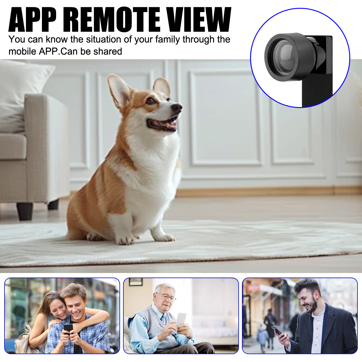 Telecamera Spia Wi-Fi 4K 1080P Mini DVR &ndash; Interno, Foro Stenopeico, 2023