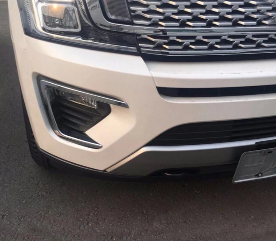 Chrome Front Fog Light Cover Lamp Trim For Ford Expedition 2018-2020 Accessories | eBay 2020 Ford Expedition Mirror Lights Stay On