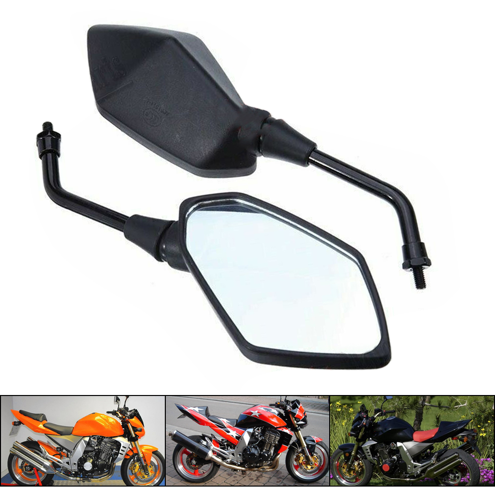 Rearview Side Mirrors Motorcycle Motor Pair Fits For Kawasaki