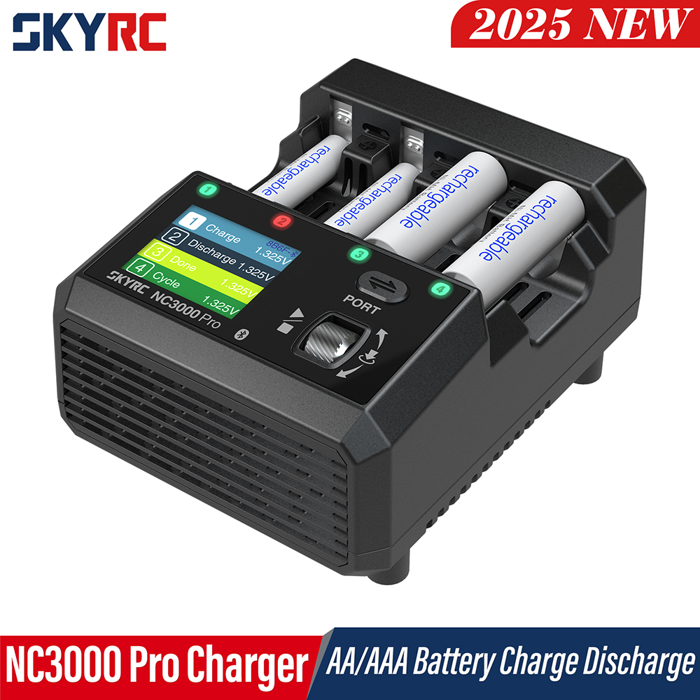 SkyRC NC3000 Pro NiMH NiCd Battery Charger LED APP Control