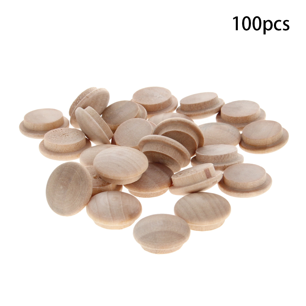 20/25/30mm Head Screw Hole Plug Buttons Cover Cap Filler Wood Dome Nail