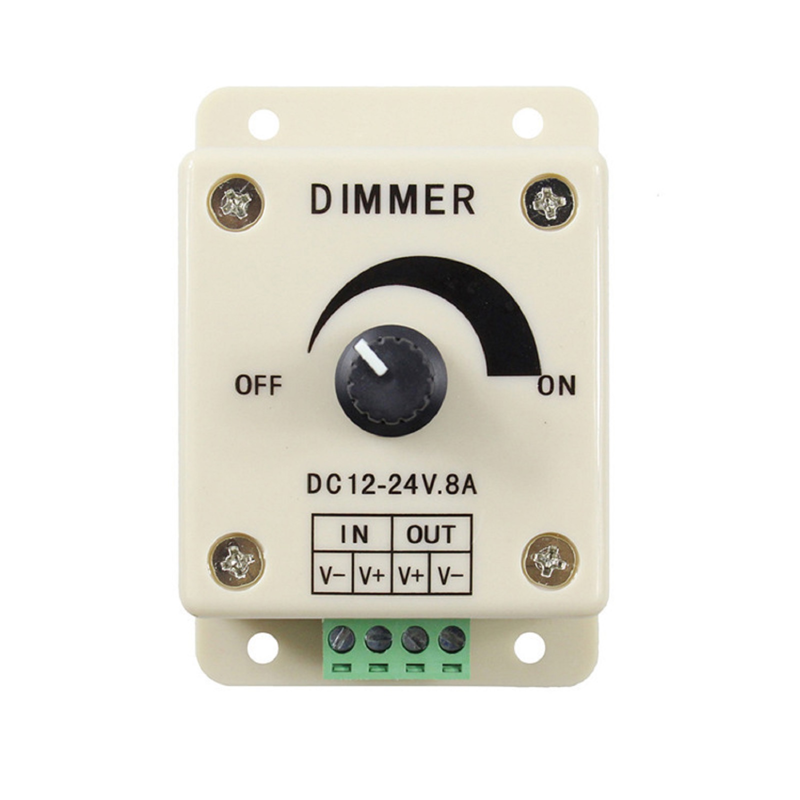 LED Dimmer DC 12V 24V 8A 16A Luminos&agrave; Regolabile Controller Di