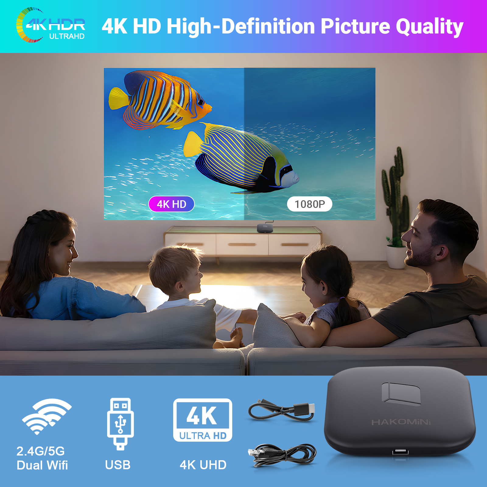 55-inch Smart TV Google TV 4K UHD with Google Play and