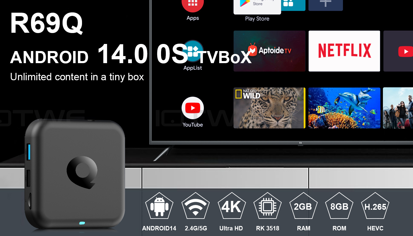 XGODY 2026 New Android 14.0 TV BOX 32 GB Smart TV BOX Quad Core 4K
