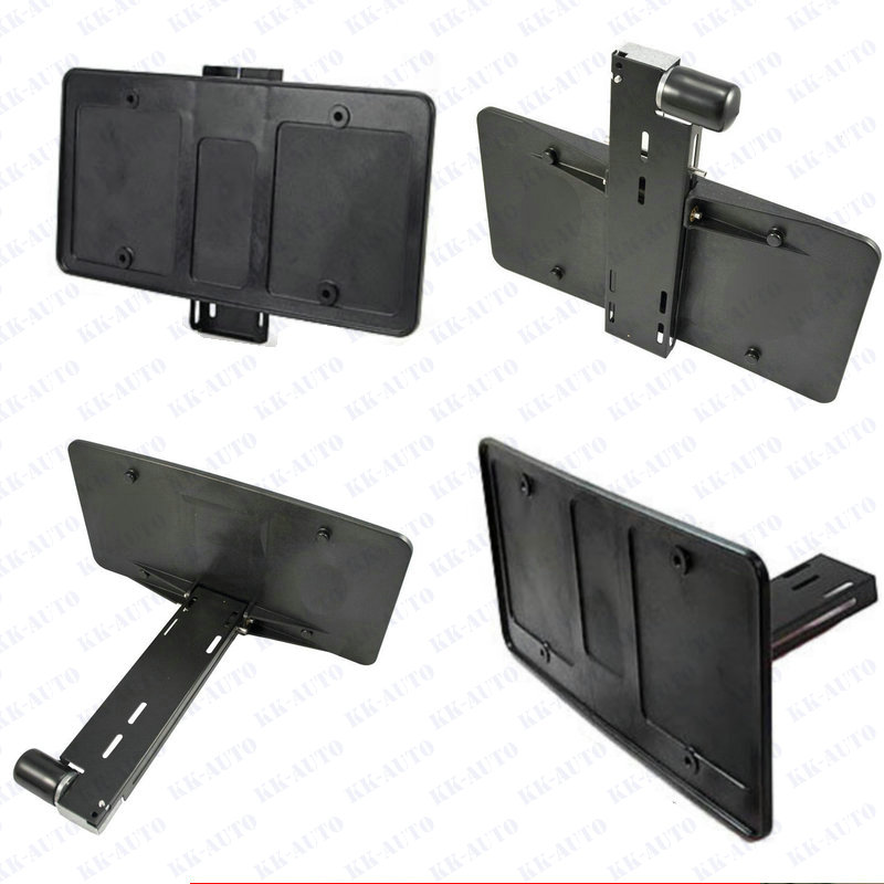 Remote Hidden Retractable License Plate Flipper for Universal Vehicle