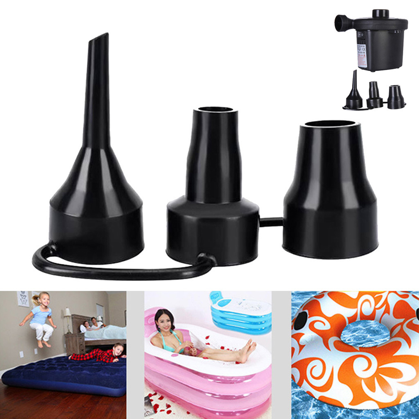 Electric Air Pump Power Inflator Blower For Car Boat Paddling Pool Bed Mattress