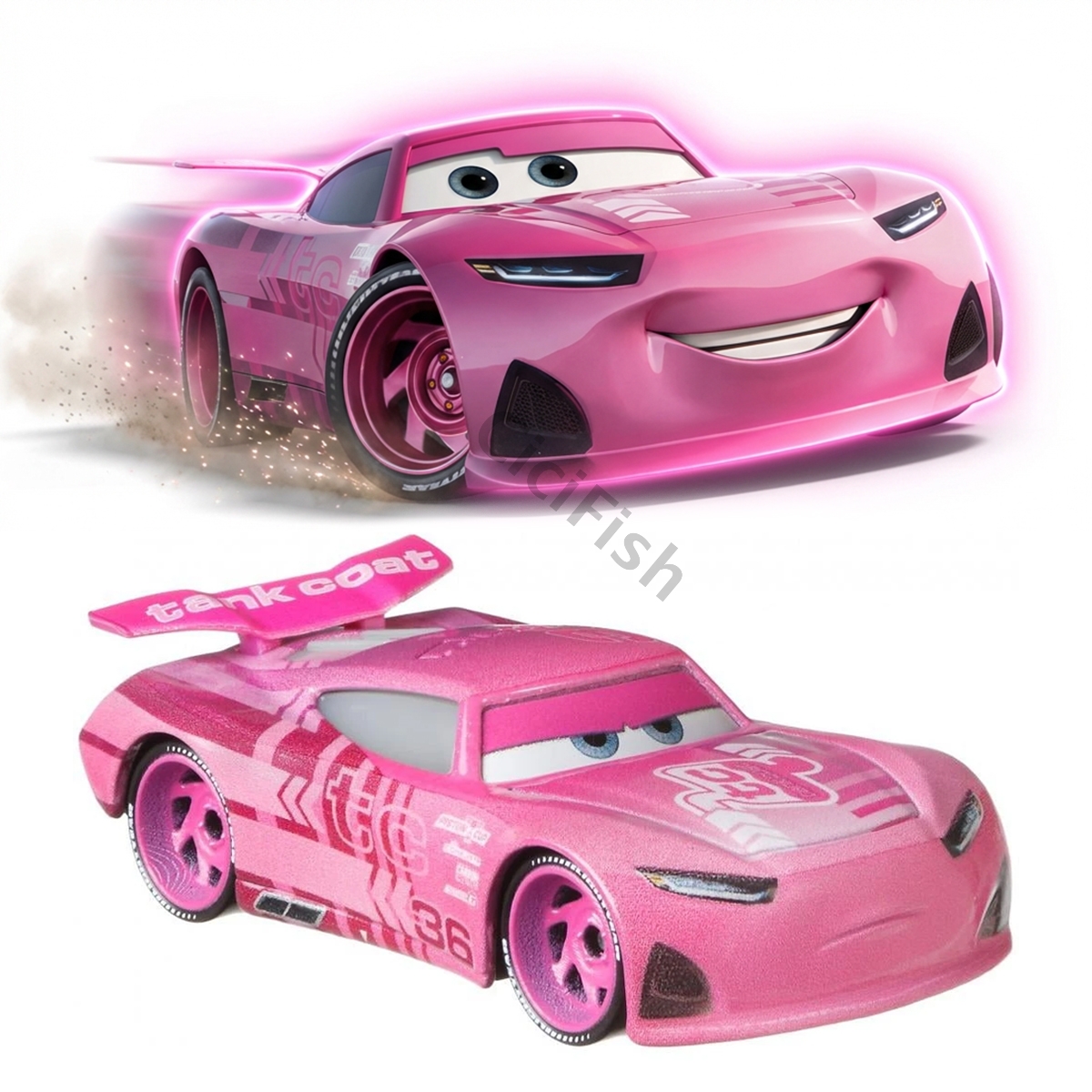Disney Pixar Cars 3 - Rich Mixon (Tank Coat #36) - Next-Gen Racer
