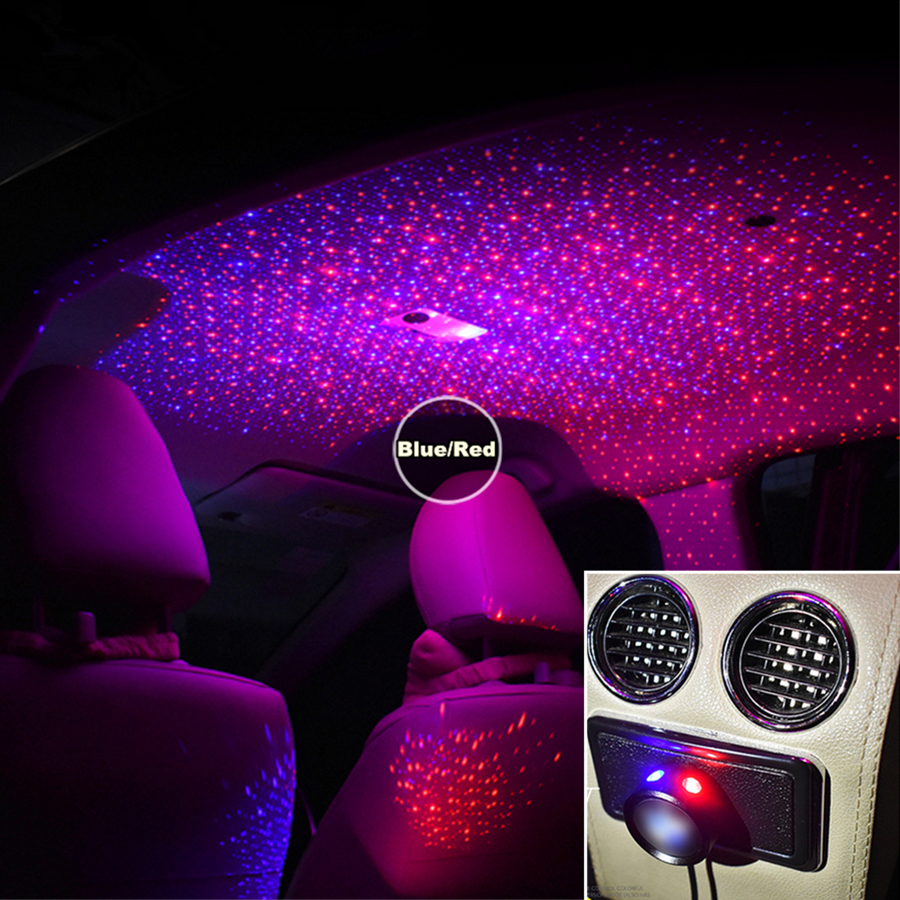 Details About Car Interior Star Sky Light Console Projector Ambient Decoration Lamp Beamer 1x