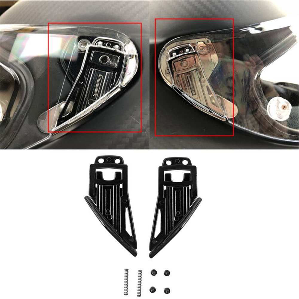 agv gp-tech helmet pivot kit A Pair of Pivot Kit Base Plate For AGV Pista GP R GP RR Helmet Visor  Accessories