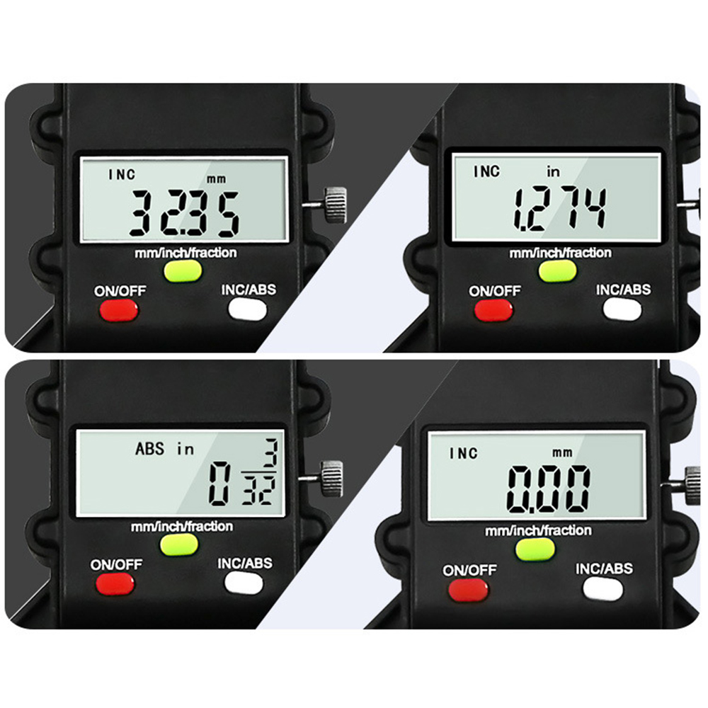 Digital Height Depth Gauge Gage Metric SAE Measuring Router Table Saw