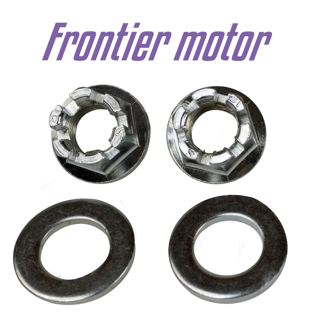 Rear Axle Castle Nut for Yamaha Breeze 8904 Grizzly 125 0407 Moto4