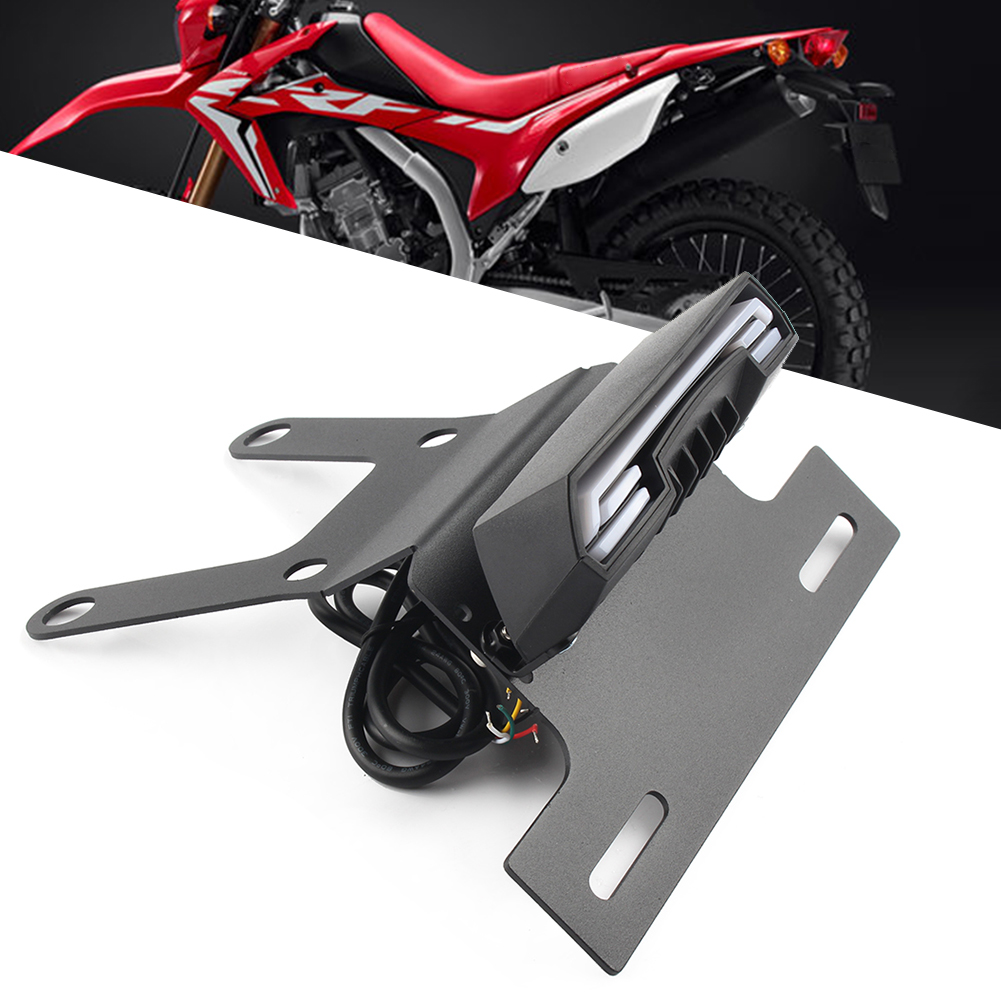 Kennzeichenhalter Rahmenhalterung mit Rücklicht Für HONDA CRF250L