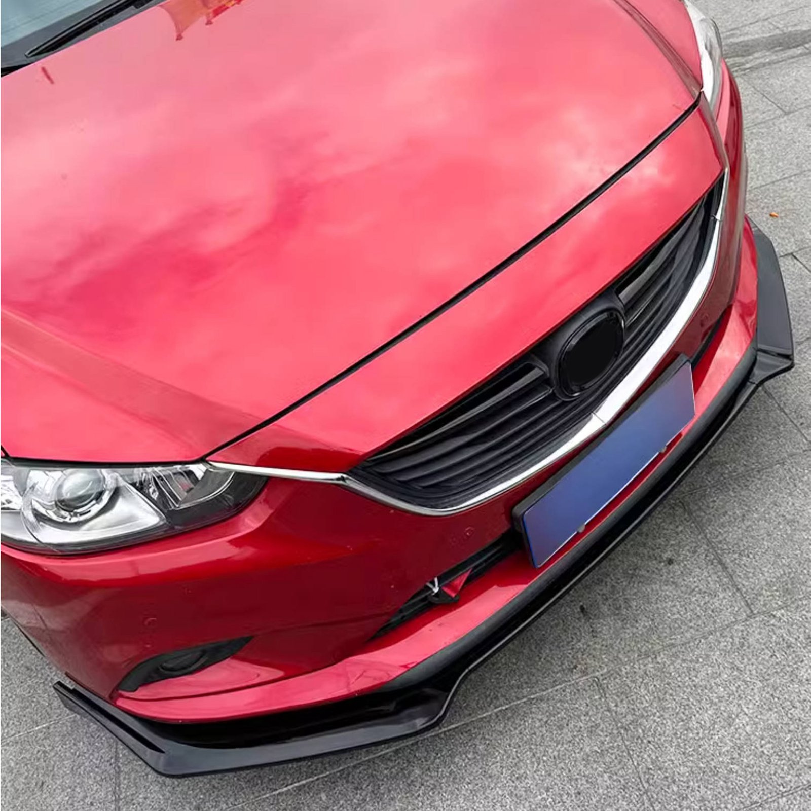 For 20-21 Mazda 6 Atenza Glossy Black Front Bumper Body Kit Lower