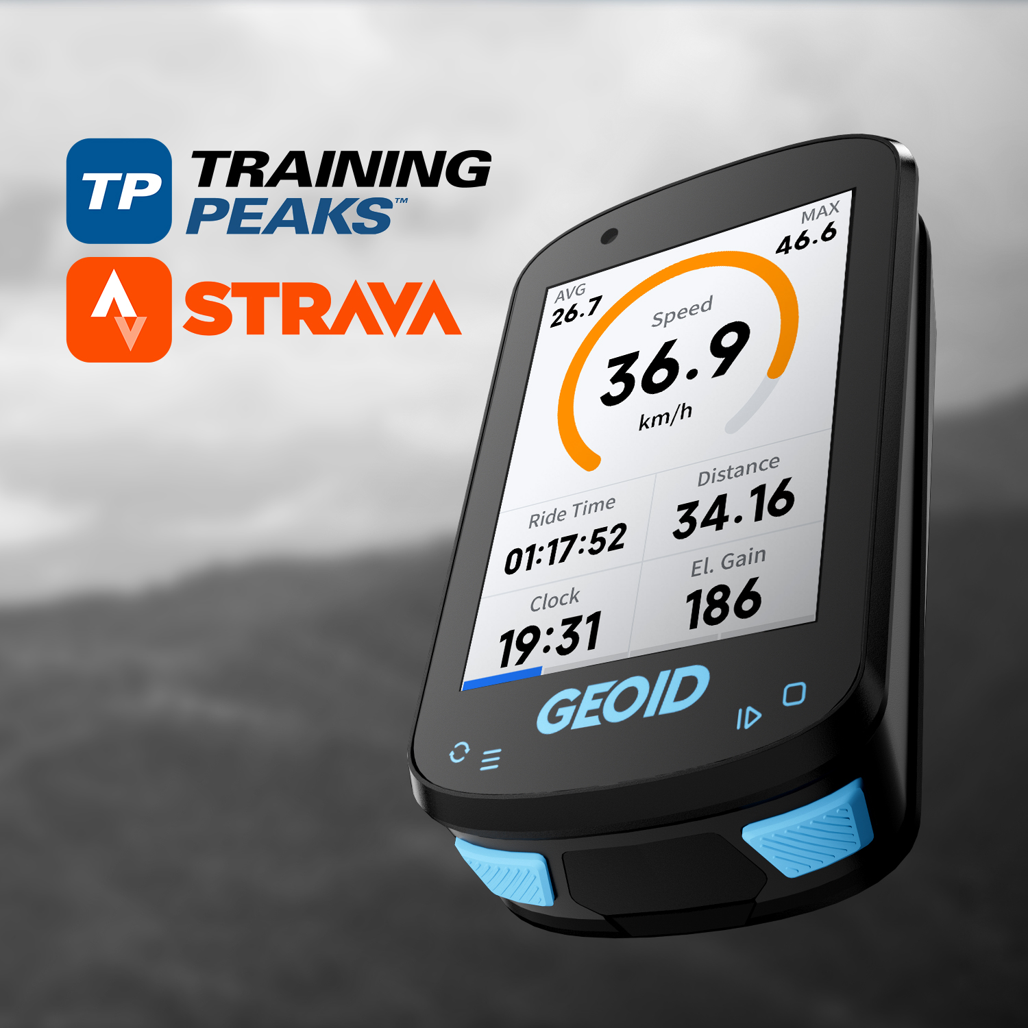 赤鬼！GEOID CC600 サイクルコンピューター Geoid CC600 Fahrrad Computer Farbbildschirm Navigation GPS