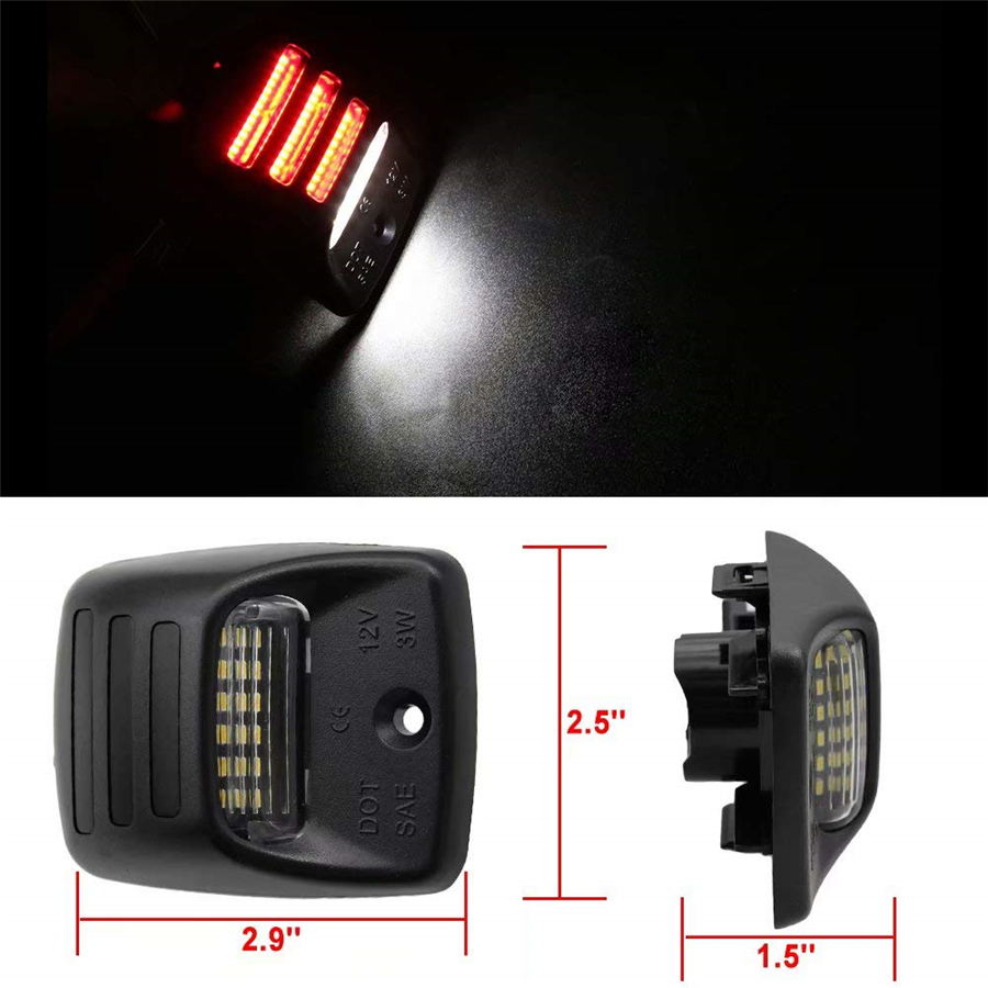 Toyota License Plate Light Bulb Size