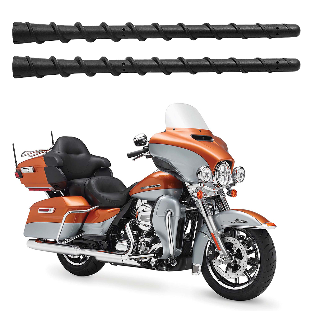 8 inch Harley Antenna motorcycle Radio antenna Spiral universal Mast US